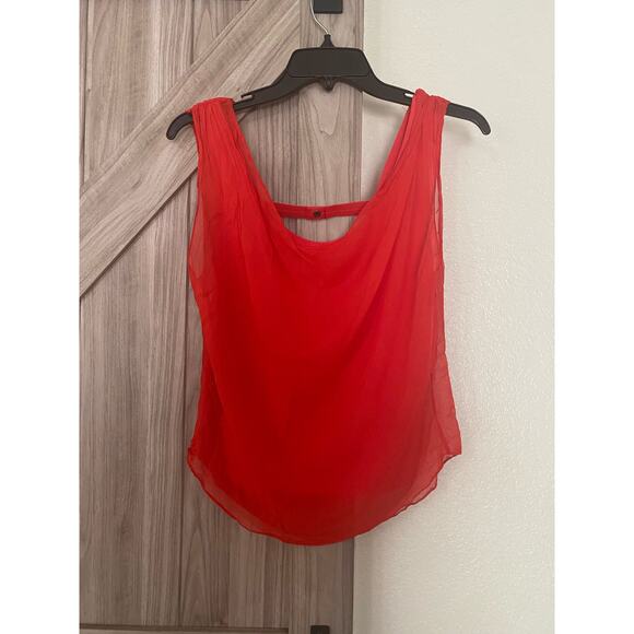 Alice + Olivia Small red tank top - Picture 1 of 6
